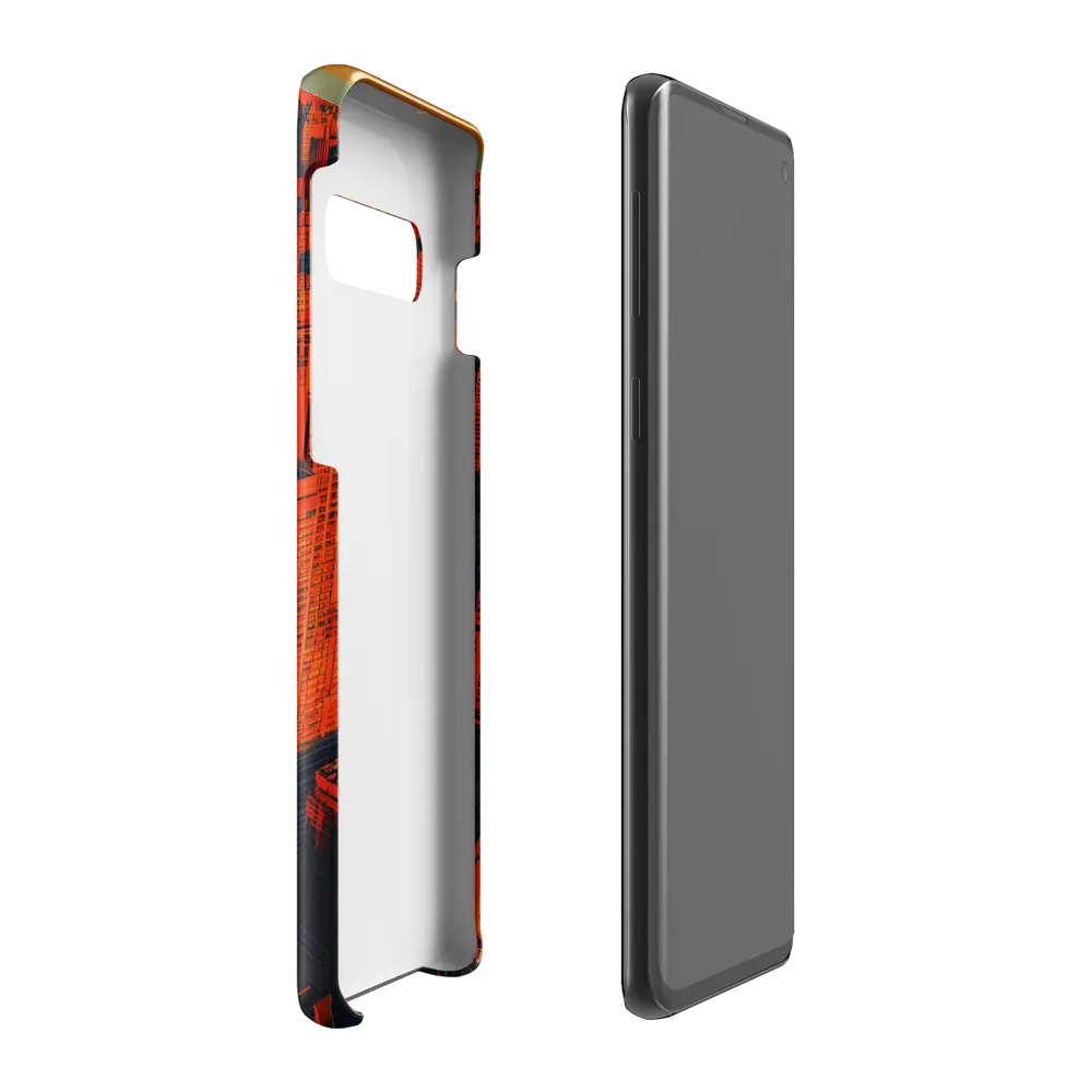 Urban Dawn: A Digital Ode to Skyscrapers | Phone Case |  S10 Plus | Snap Case | Glossy