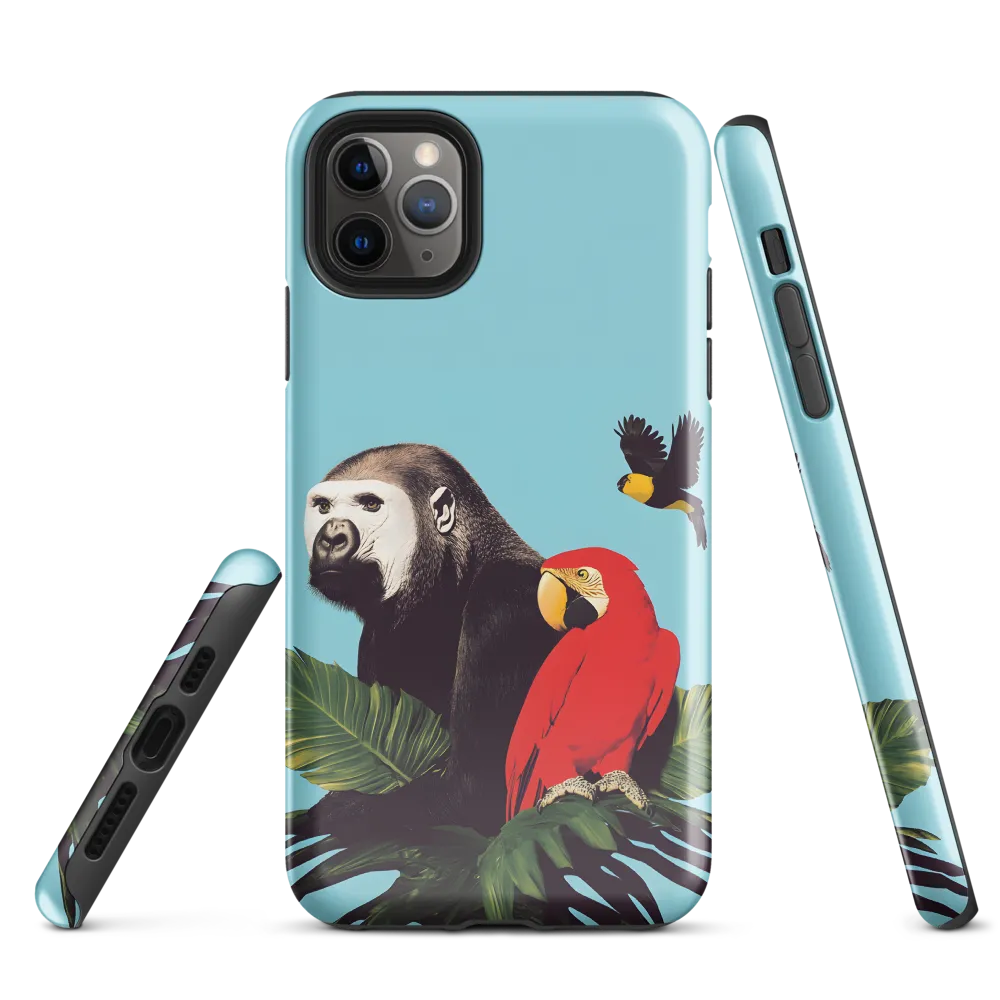 Tropical Harmony: A Celebration of Wildlife | Phone Case |  11 Pro Max | Tough Case | Glossy