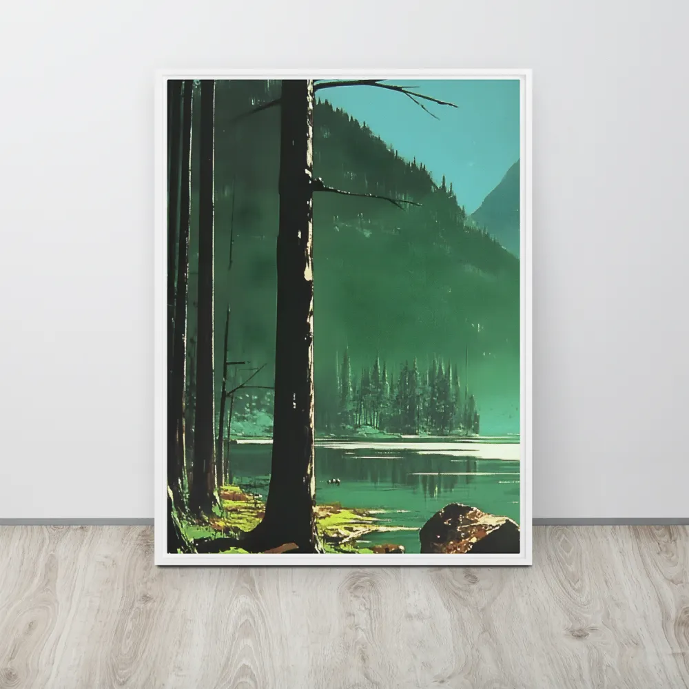 Reflections of Tranquility | Canvas with White Frame | 24″×32″