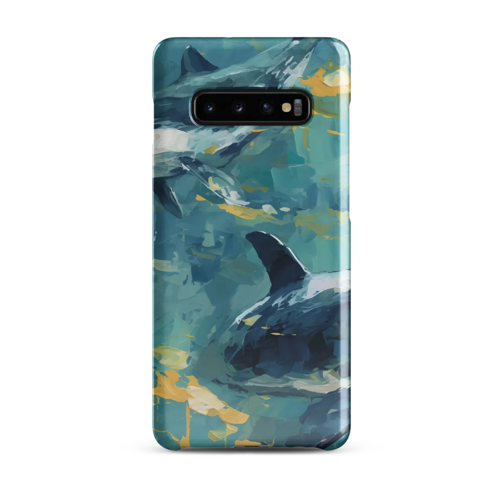 Harmony of the Ocean: Whales in Motion | Phone Case |  S10 Plus | Snap Case | Glossy