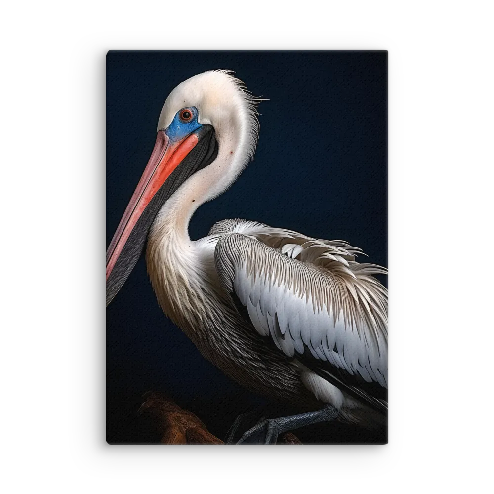 Majestic Pelican Portrait | Thin Canvas | 20″×28″