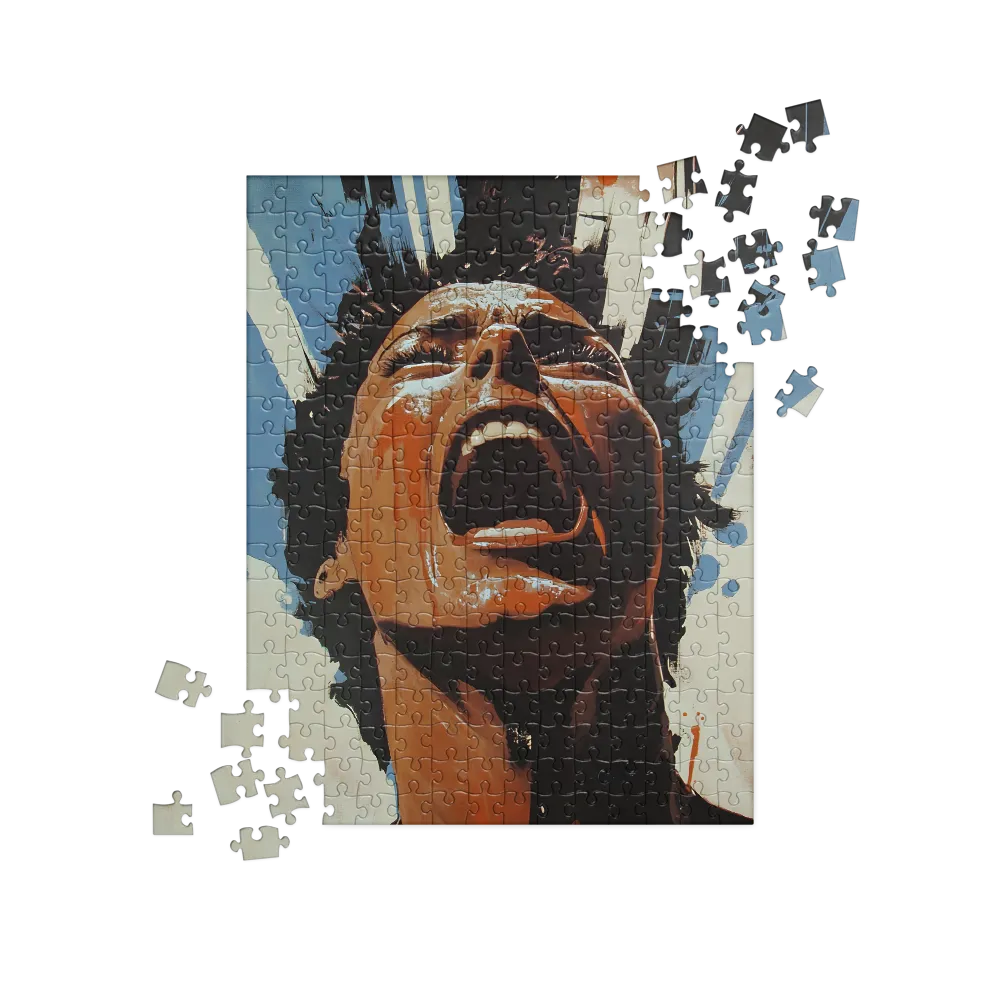 Raw Emotion: The Anguish Within | Jigsaw Puzzle | 252 pieces