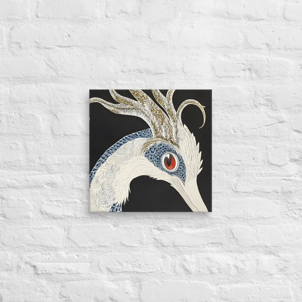 Elegance of the Majestic Peacock | Canvas | 14″×14″