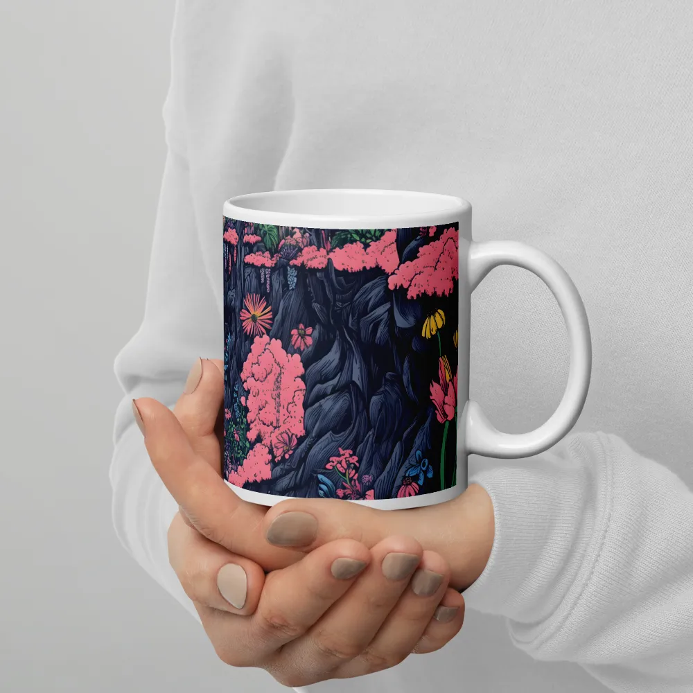 Ethereal Cascade of Blossoms | Mugs | Multiple Sizes & Colors