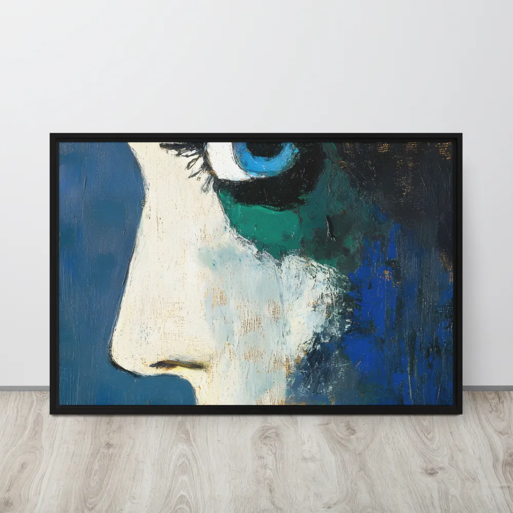 Reflections of Emotion | Canvas with Black Frame | 24″×36″