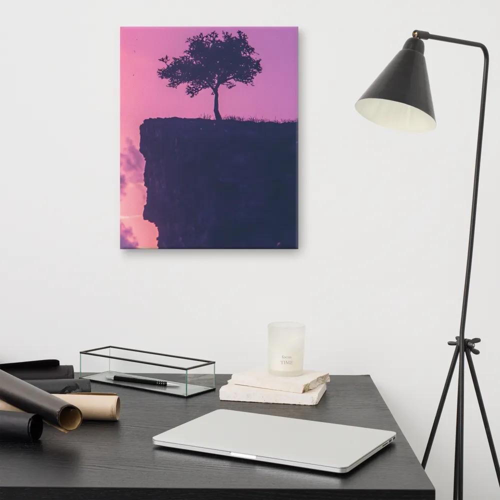 Solitude on the Edge | Canvas | 16″×20″