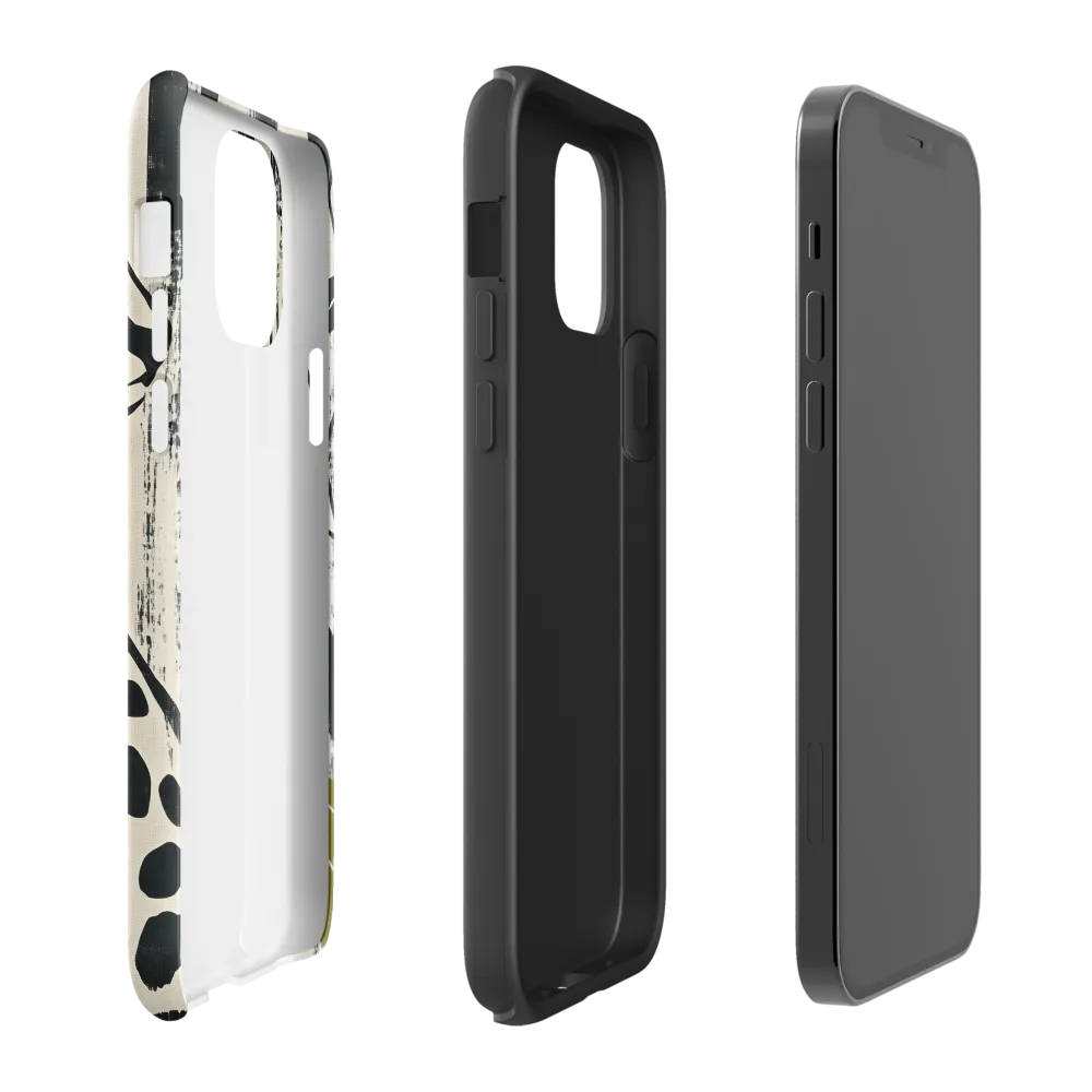 Leopard in Silhouette: A Modern Appeal | Phone Case |  12 Pro | Tough Case | Matte