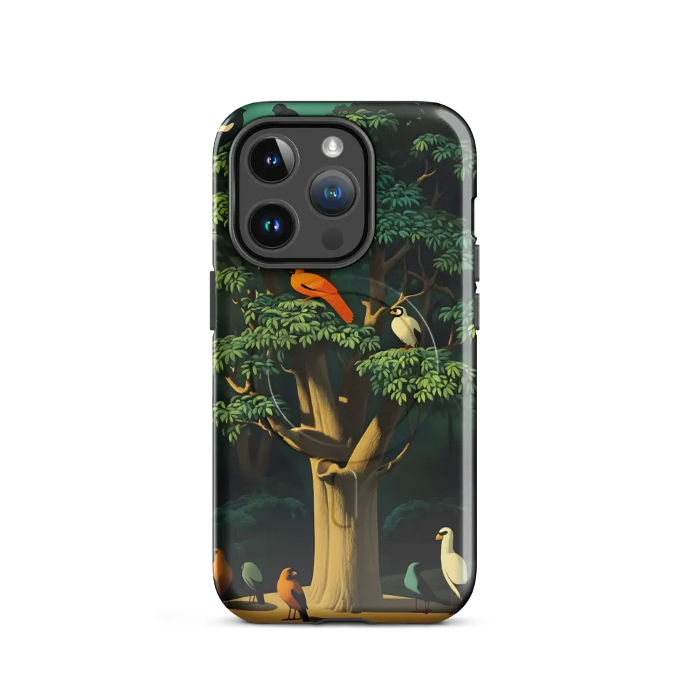 Harmony in Color: A Surreal Bird Symphony