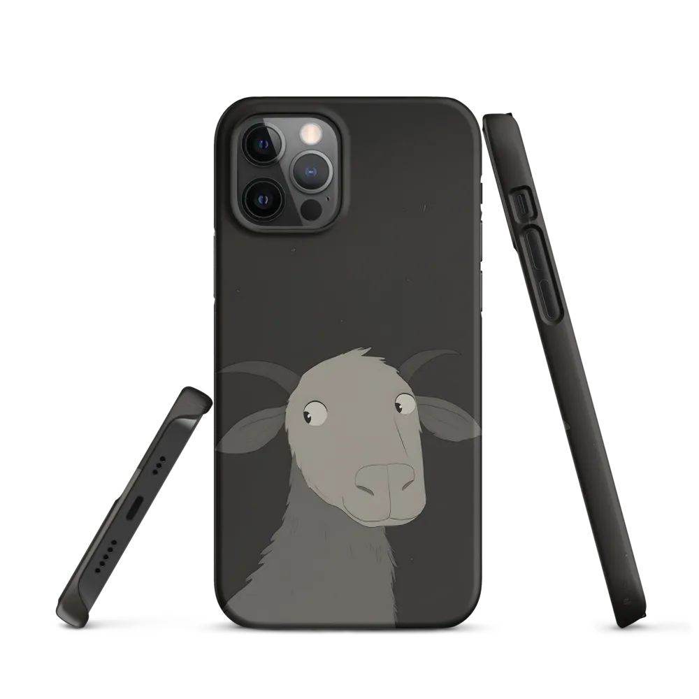 Whimsical Goat in Darkness