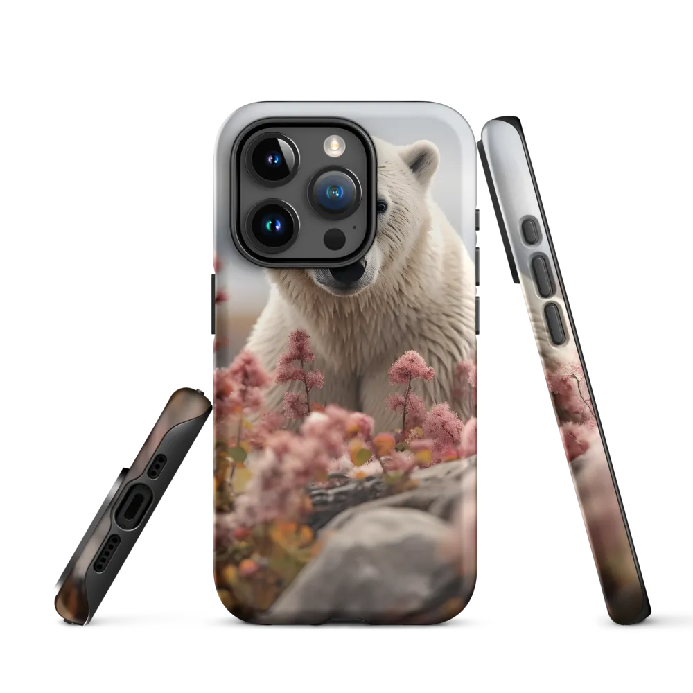 Curiosity Among Blooms: The Polar Bear