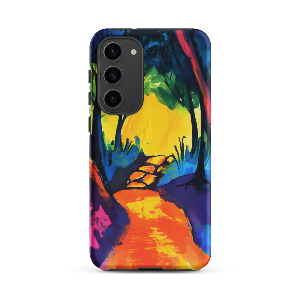 Path Through a Vibrant Forest