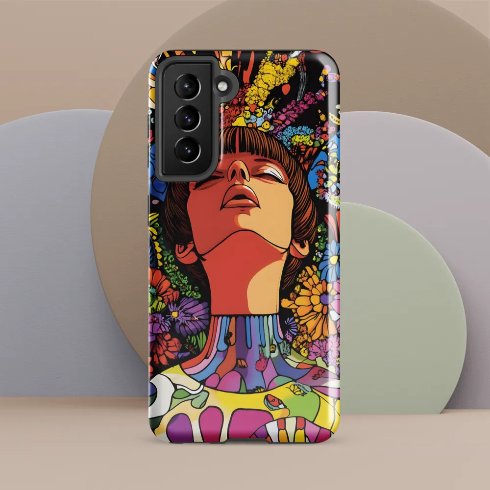 Vibrant Ecstasy: A Psychedelic Portrait