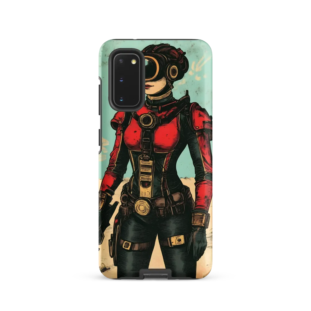 Futuristic Explorer: A Steampunk Adventure | Phone Case |  S20 | Tough Case | Matte