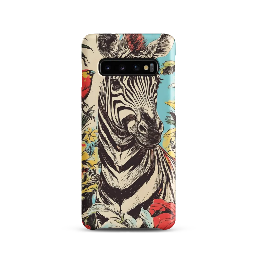 Zebra in Tropical Reverie