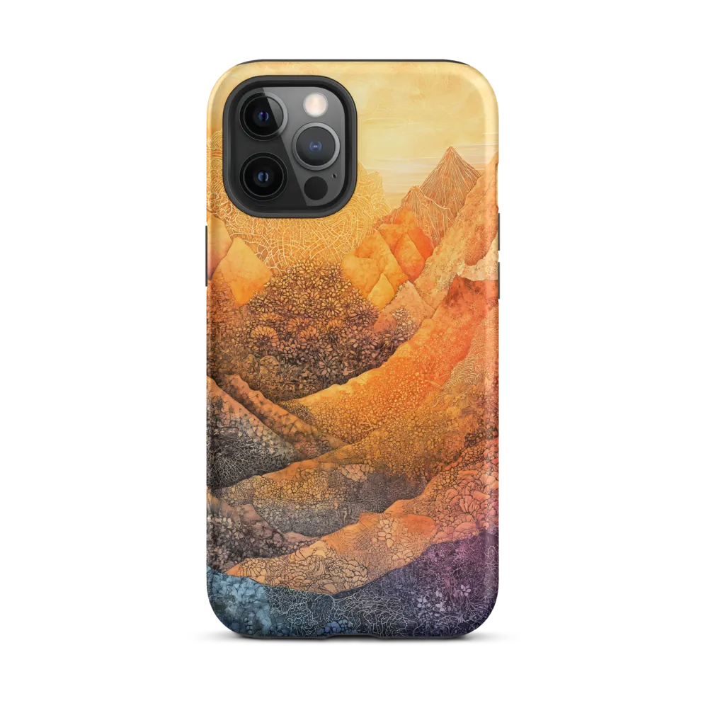 Serene Peaks of Color