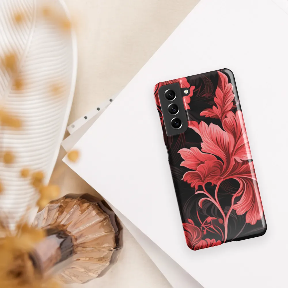 Tropical Elegance in Red