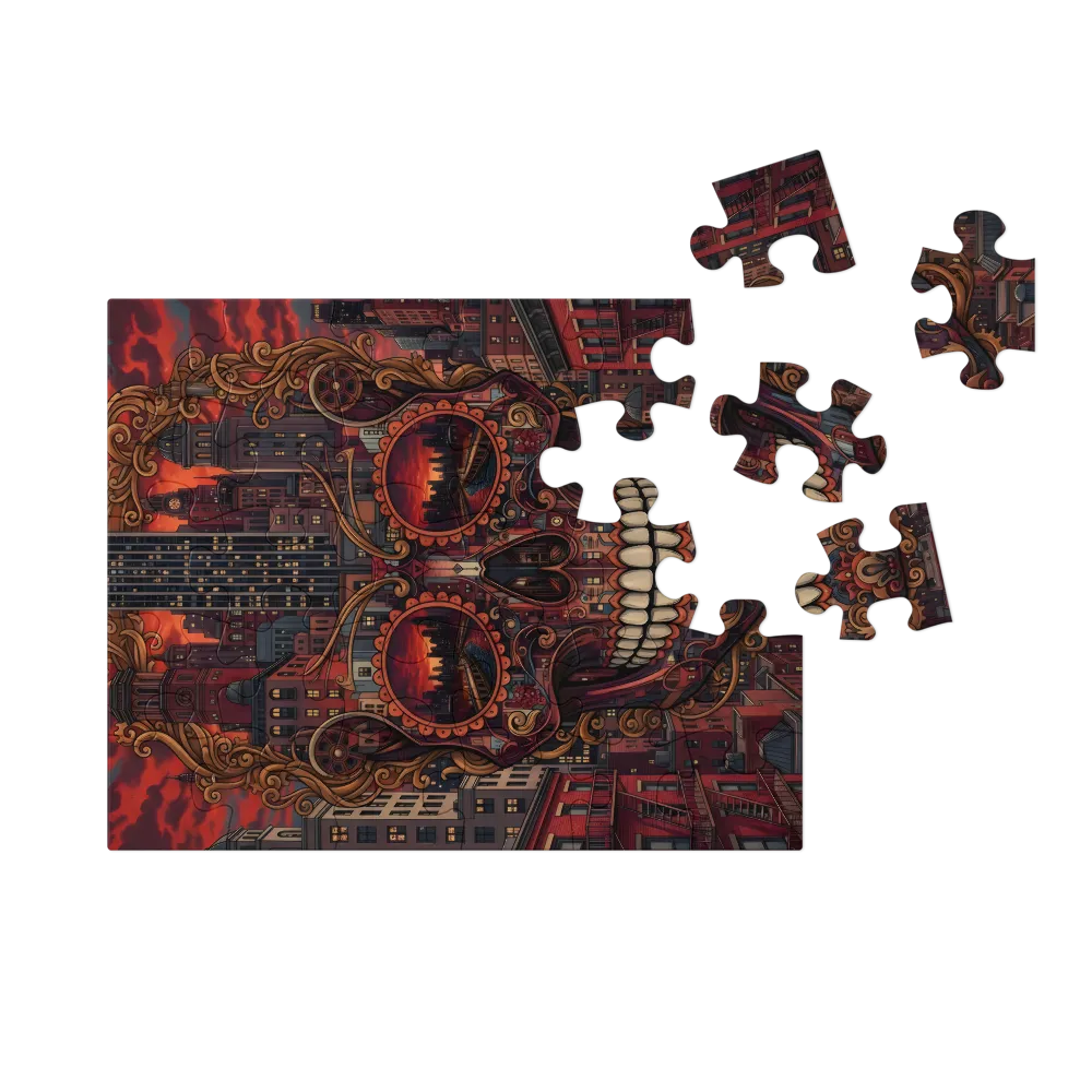 Urban Calavera 
 Jigsaw Puzzle in Tin Box