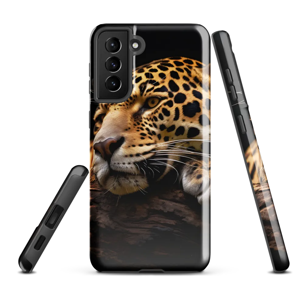 Tranquil Majesty: The Resting Leopard