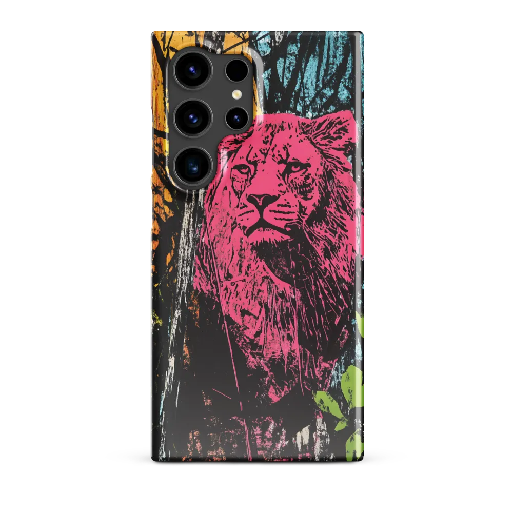 Fierce Vibrance: The Pink Lion