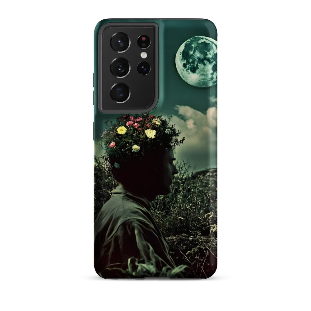 Moonlit Blossom | Phone Case |  S21 Ultra | Tough Case | Matte