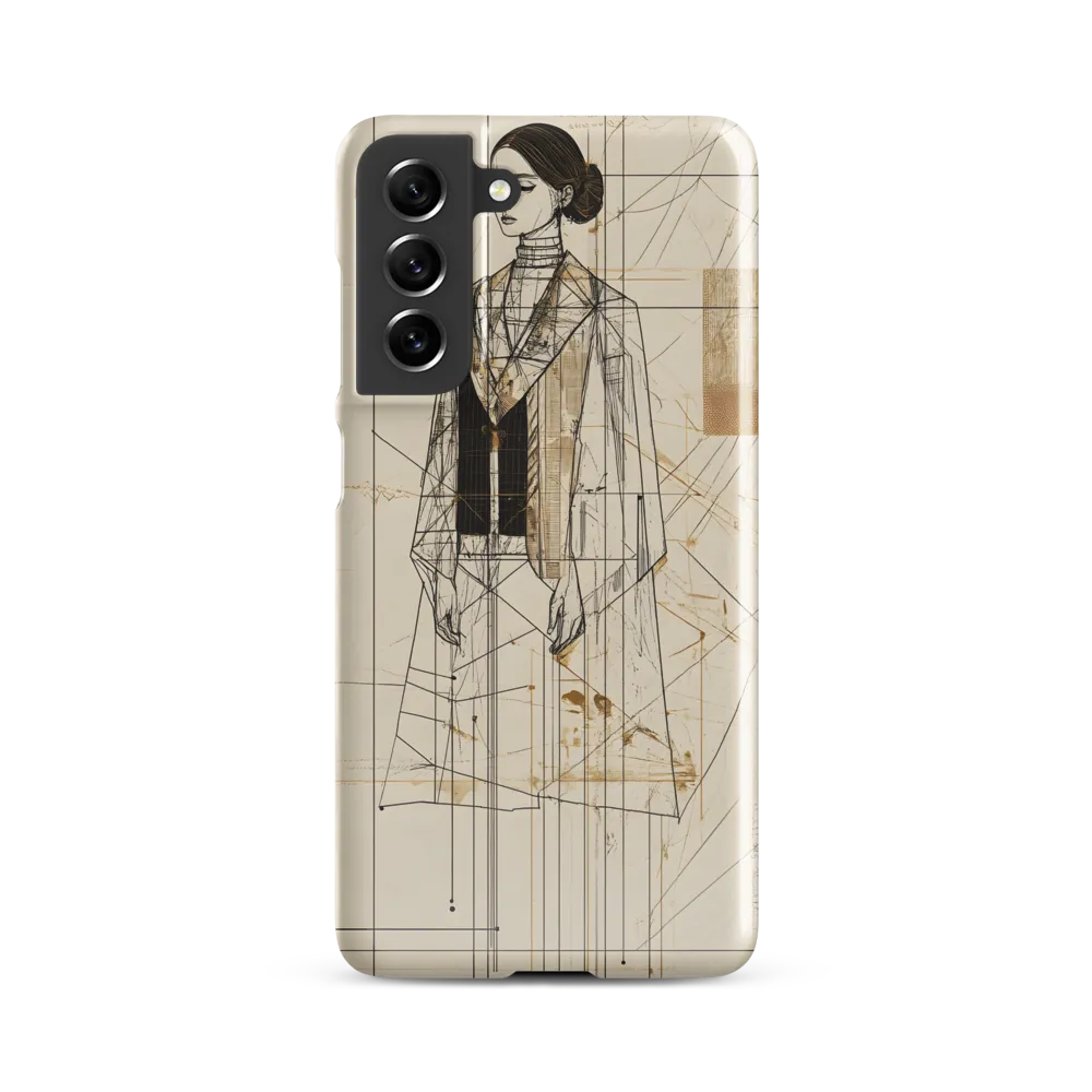 Elegance in Lines | Phone Case |  S21 FE | Snap Case | Glossy