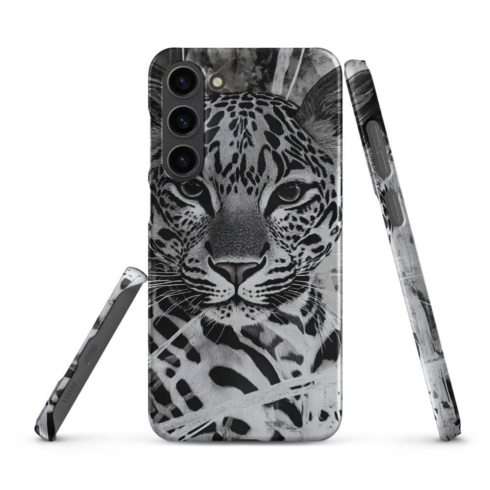 Majestic Gaze: The Leopard's Portrait | Phone Case |  S23 Plus | Snap Case | Matte