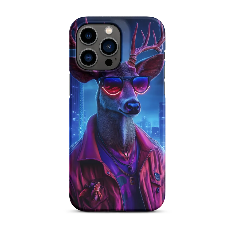 Urban Serenade: The Cool Deer | Phone Case |  14 Pro Max | Snap Case | Matte