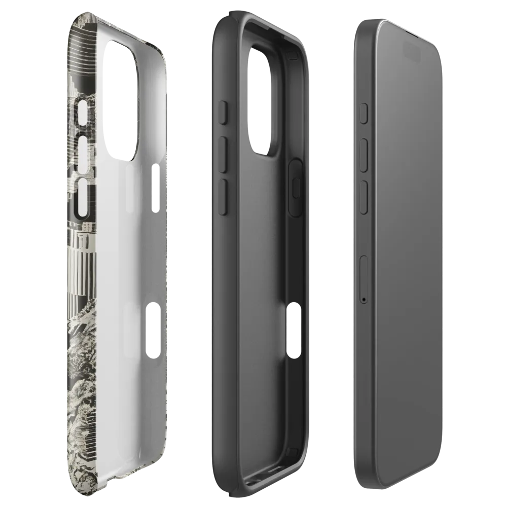 Contemplation in an Abstract Landscape | Phone Case |  16 Pro Max | Tough Case | Glossy