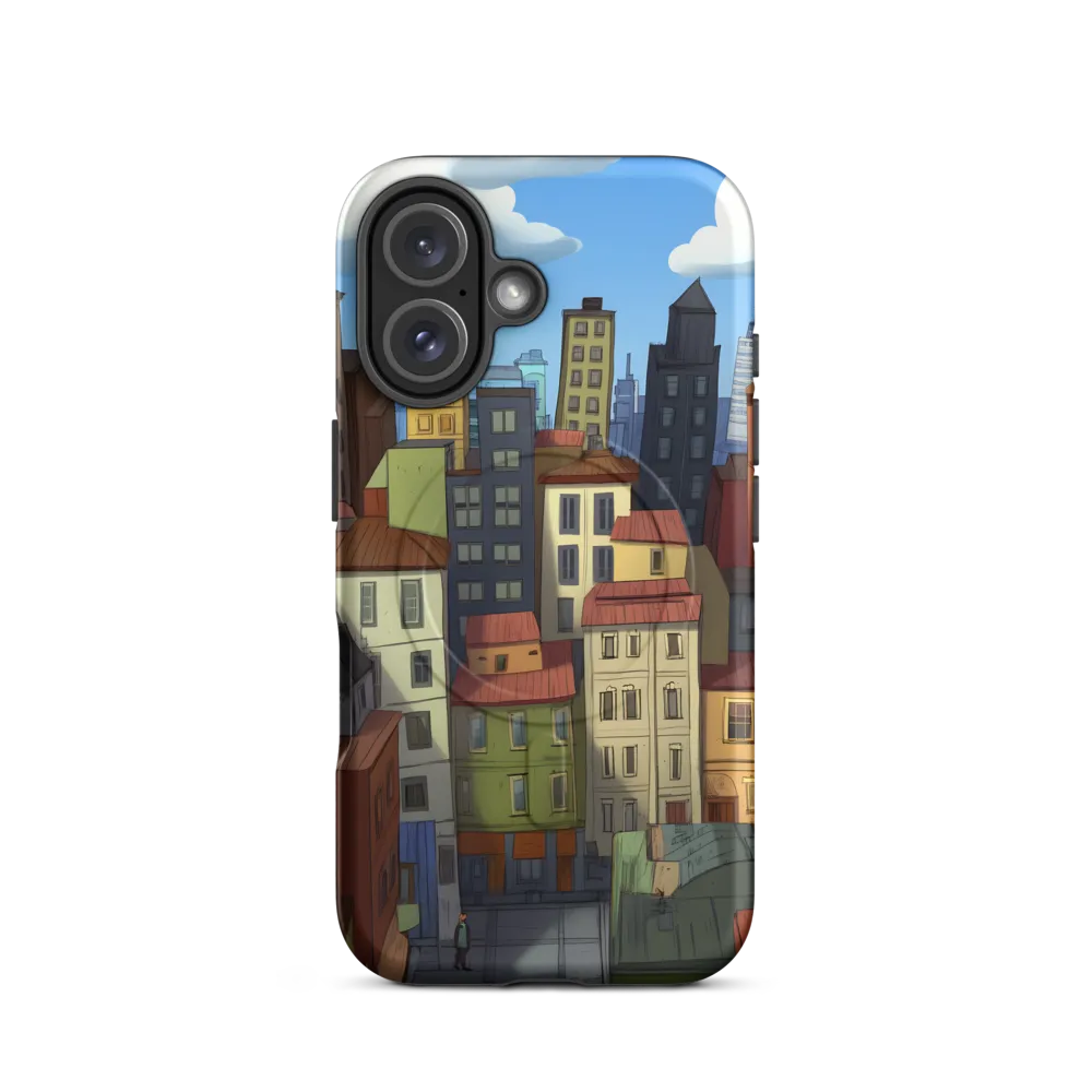 Urban Symphony: A Colorful Cityscape | Phone Case |  16 | MagSafe® Tough Case | Matte