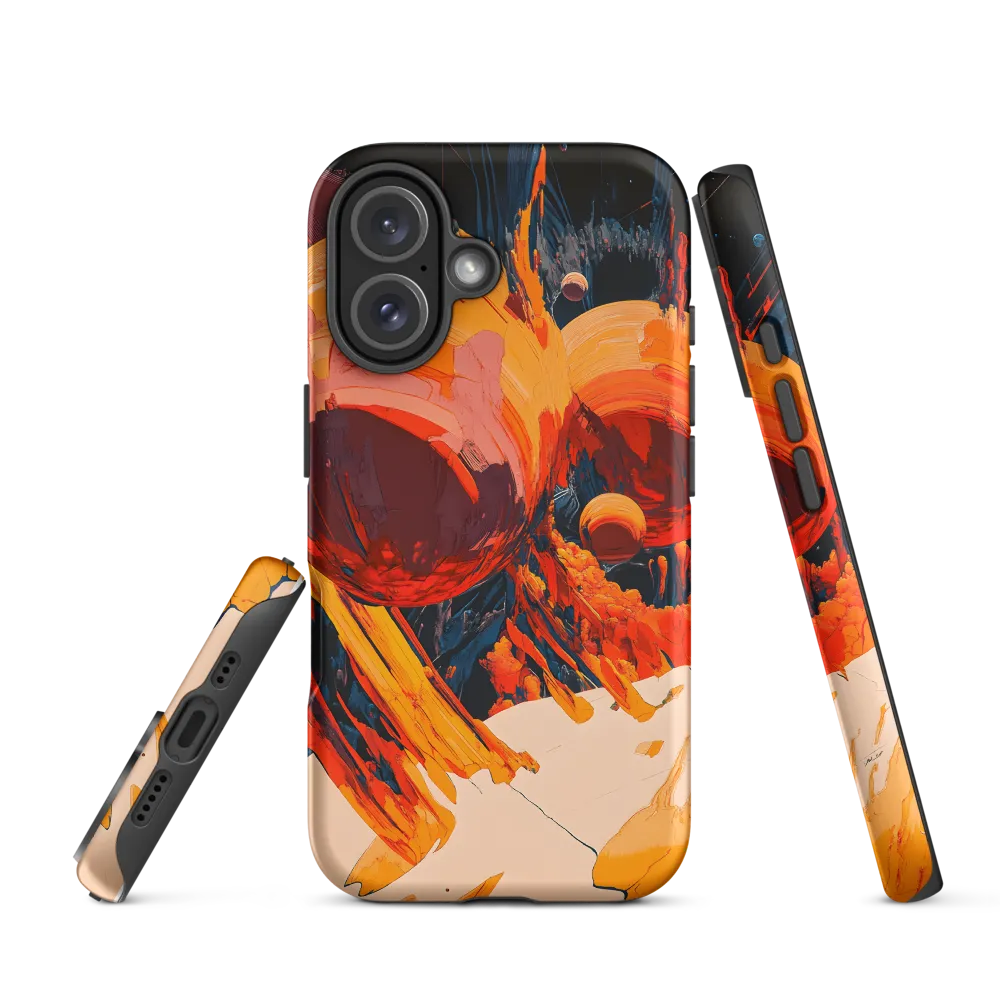 Celestial Fusion: A Cosmic Encounter | Phone Case