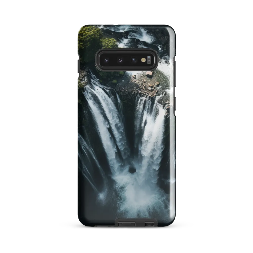 Nature's Power: The Cascading Waterfall | Phone Case |  S10 Plus | Tough Case | Glossy