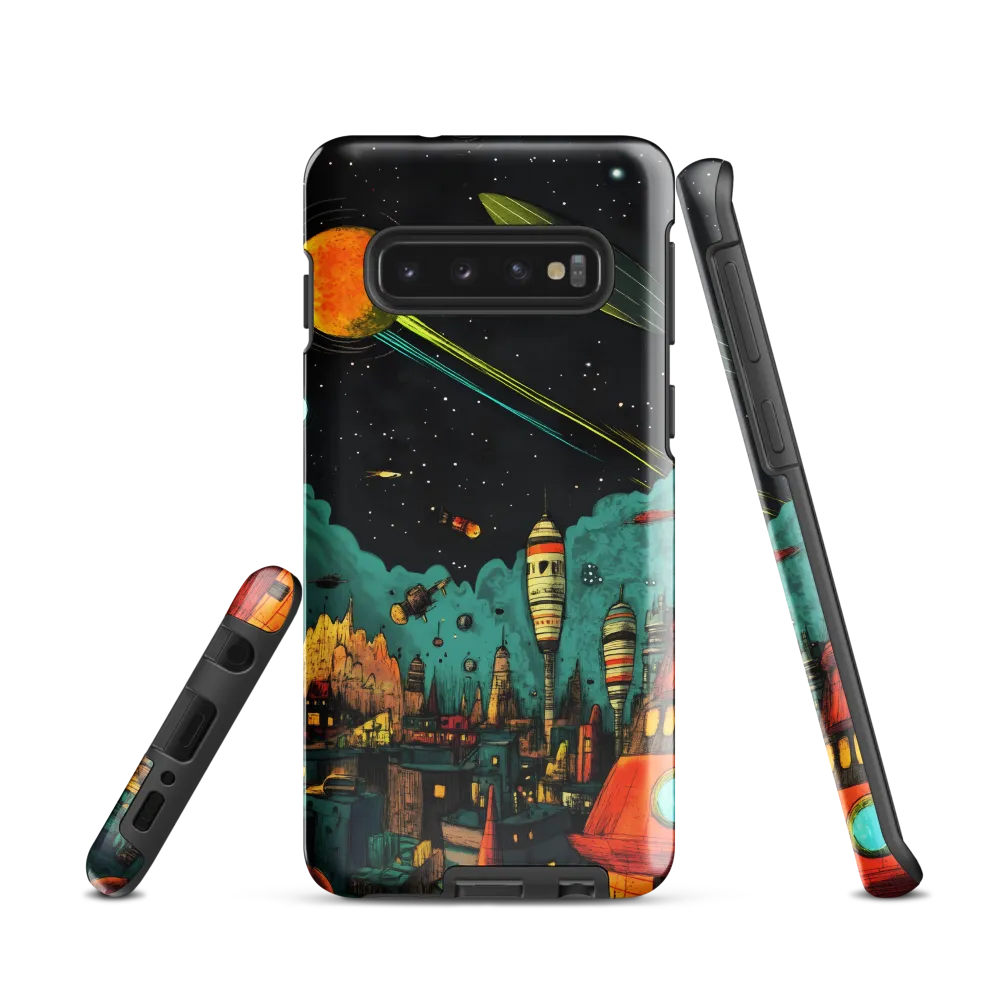 Galactic Cityscape: A Journey Through Imagination