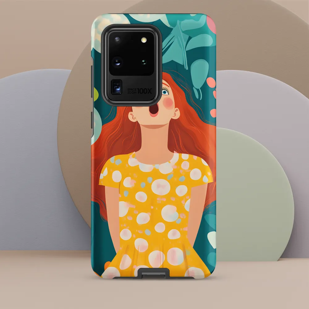 Joyful Expression | Phone Case |  S20 Ultra | Tough Case | Matte