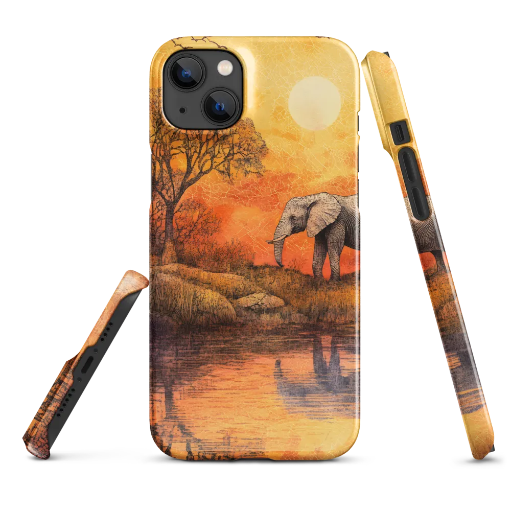 Elephant's Serenity at Dusk