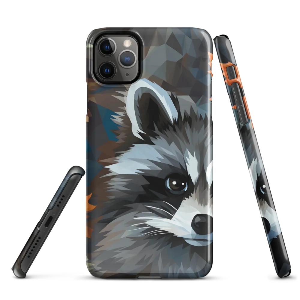 Whispers of Autumn: The Raccoon's Gaze | Phone Case |  11 Pro Max | Snap Case | Glossy