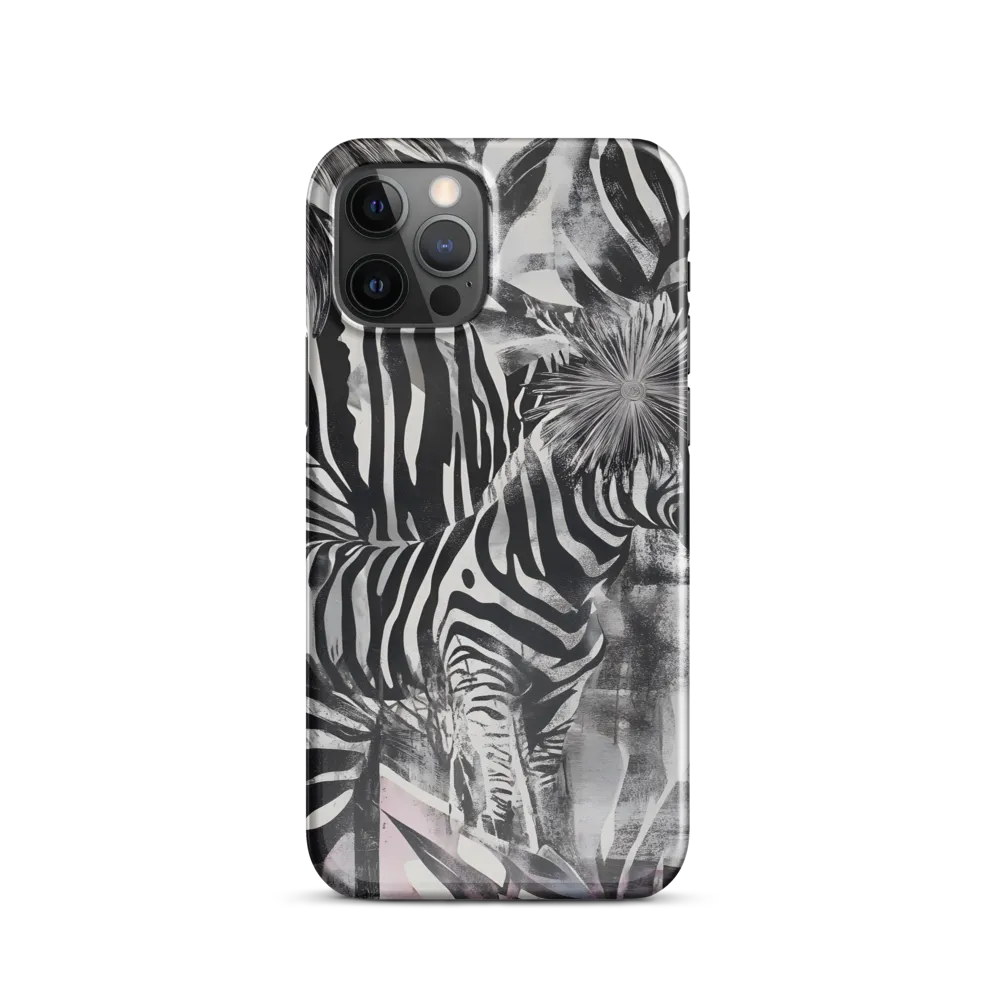 Zebra in the Jungle of Illusions | Phone Case |  12 Pro | Snap Case | Glossy