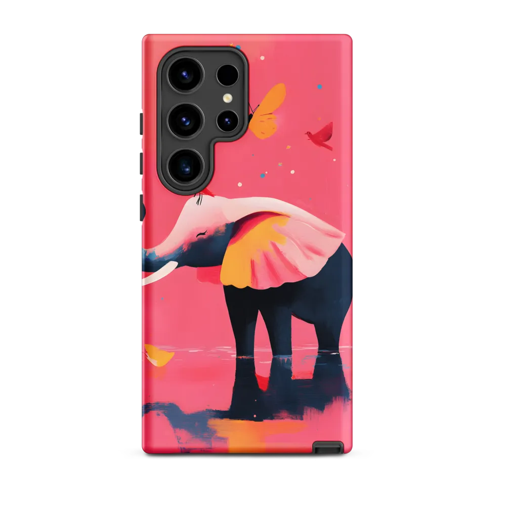 Whimsical Serenity: The Playful Elephant