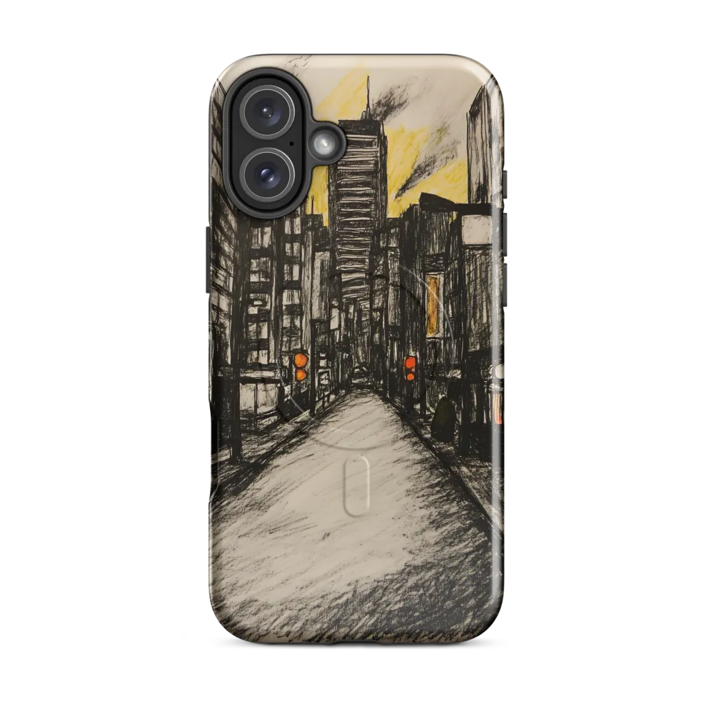Cityscape of Solitude | Phone Case |  16 Plus | MagSafe® Tough Case | Glossy