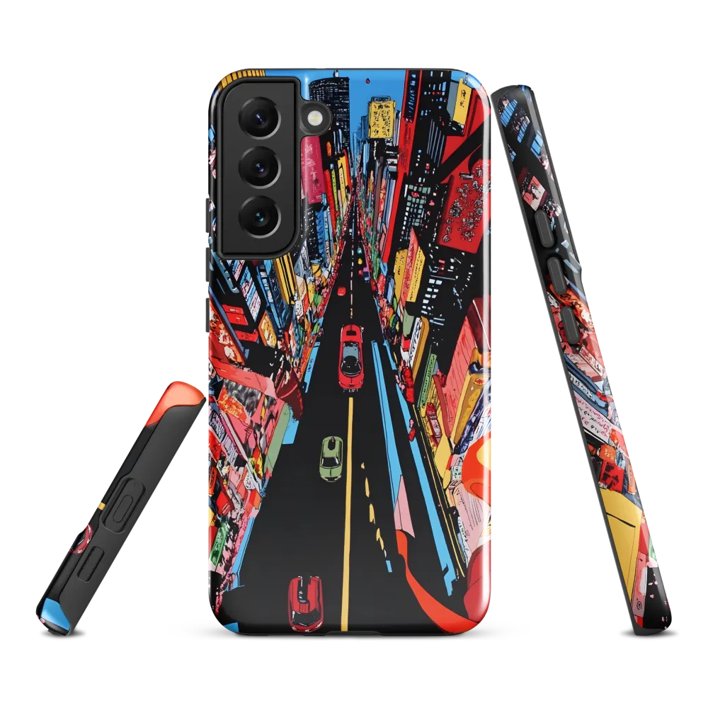 Urban Symphony: A Bird's-Eye View of Life | Phone Case |  S22 Plus | Tough Case | Glossy