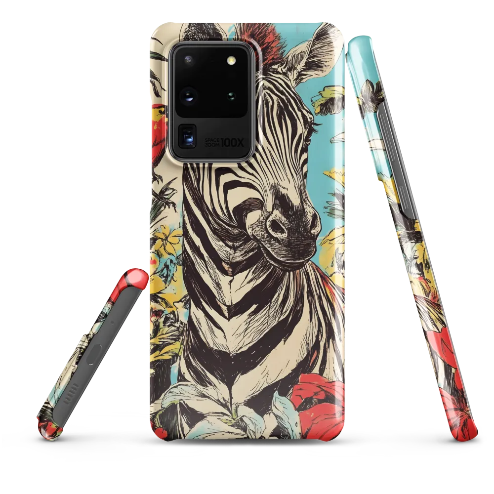 Zebra in Tropical Reverie