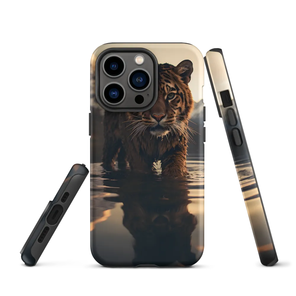 Majestic Reflection: The Tiger's Domain