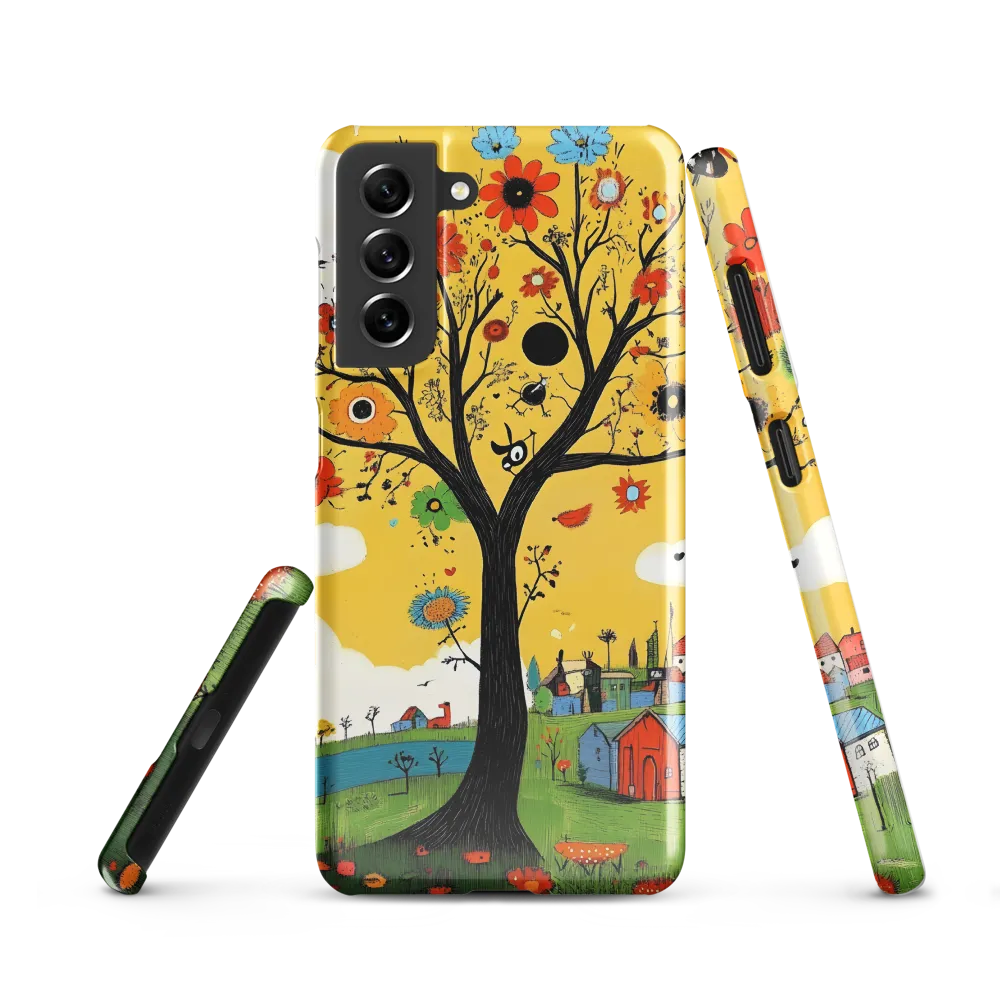Whimsical Blooms of Life | Phone Case |  S21 | Snap Case | Glossy