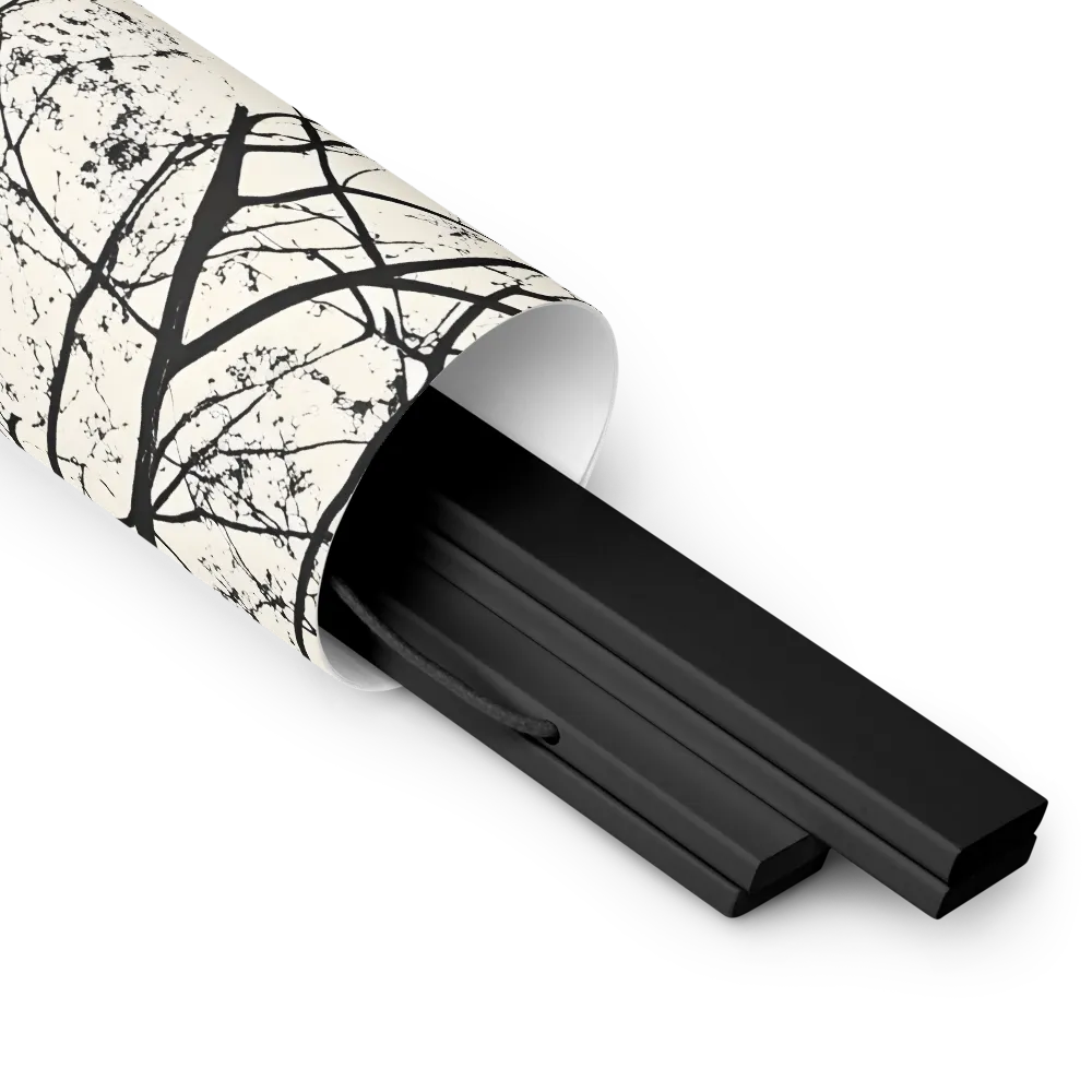 Whispers of Solitude | Poster With Black Wood Hanger | 18″×18″