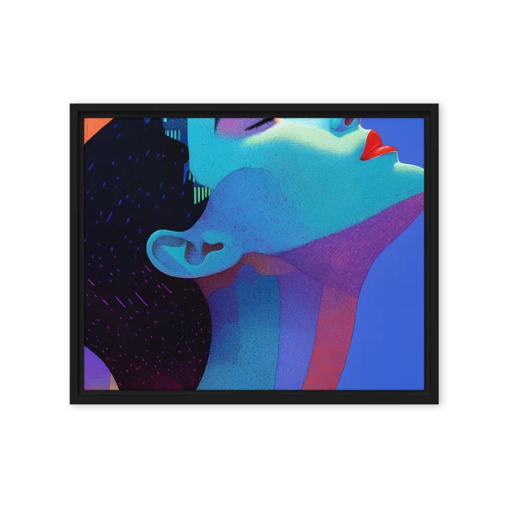 Ethereal Reverie | Canvas with Black Frame | 16″×20″