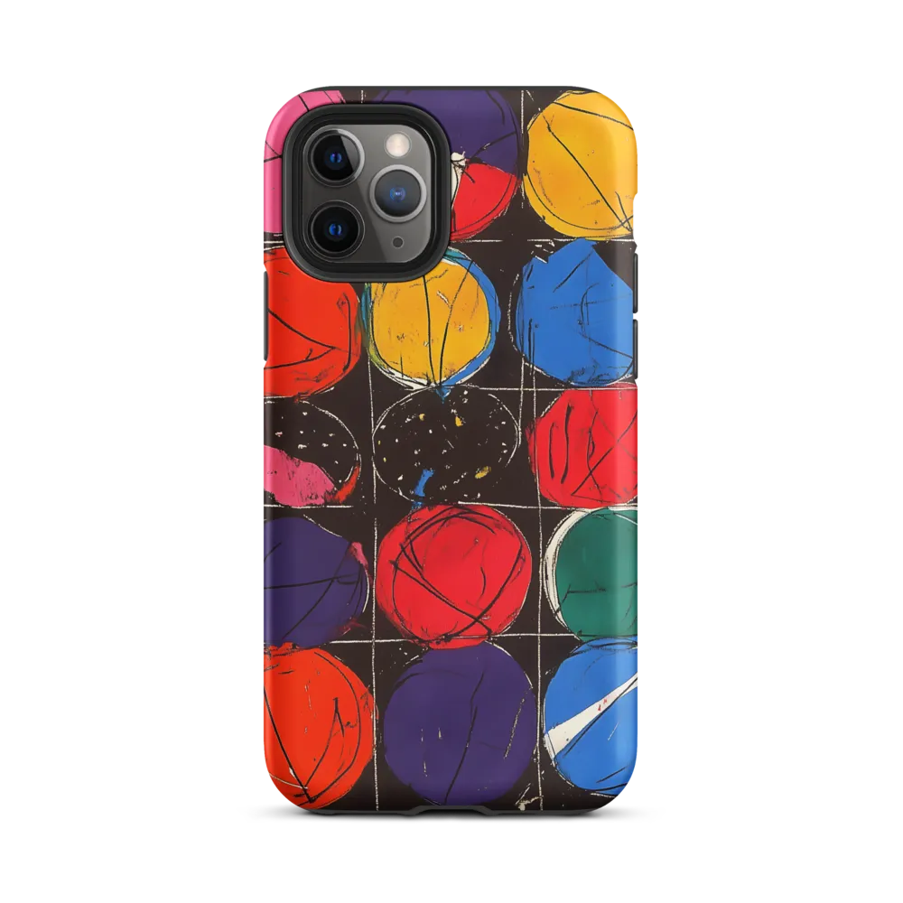 Colorful Circles in Abstract Harmony