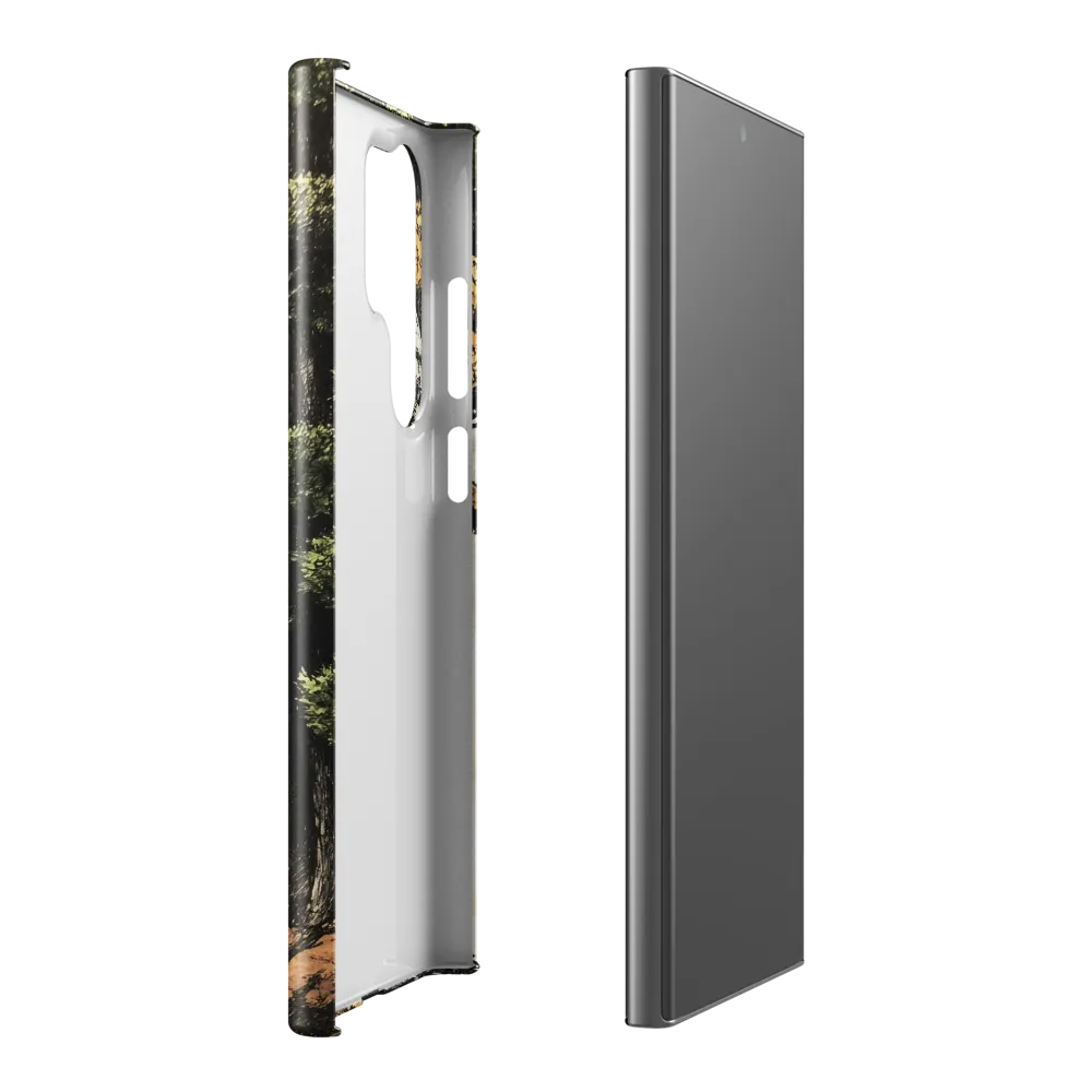 The Whispering Skull: A Surreal Encounter with Nature | Phone Case |  S23 Ultra | Snap Case | Glossy