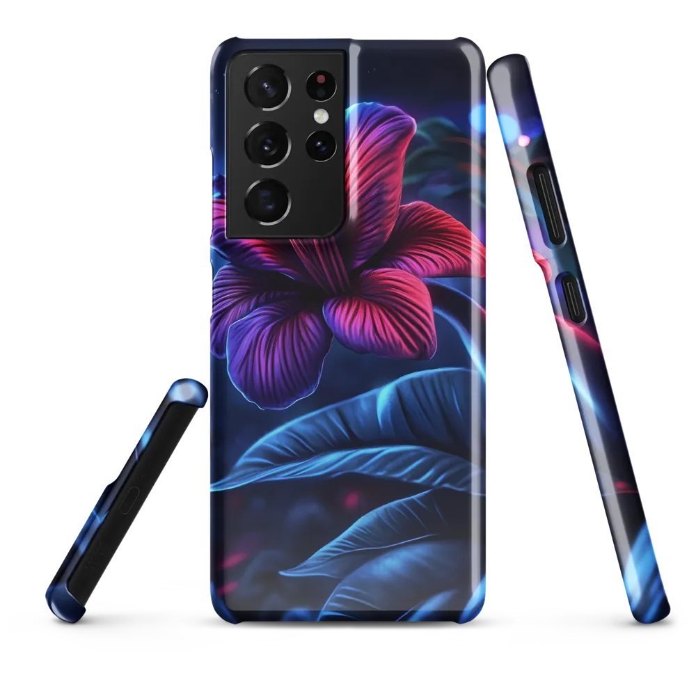 Illuminated Serenity: The Surreal Blossom