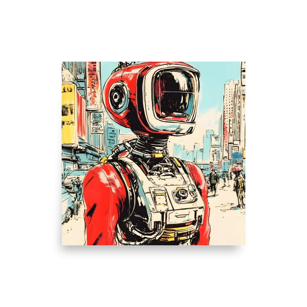 Future Guardian of the City | Poster | 10″×10″