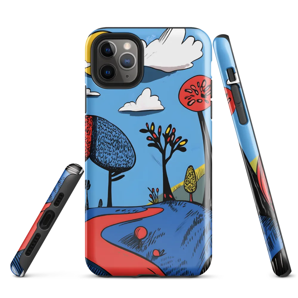 A Playful Journey Through Whimsical Woods | Phone Case |  11 Pro Max | Tough Case | Glossy