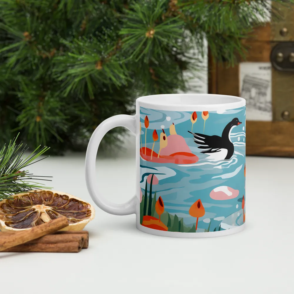 Serenity in Aquatic Harmony | Mugs | Multiple Sizes & Colors